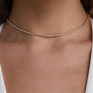 Diamond Tennis Chocker Necklace